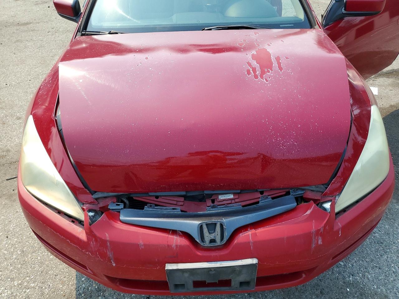 2005 Honda Accord Ex Red vin: 1HGCM72745A011882