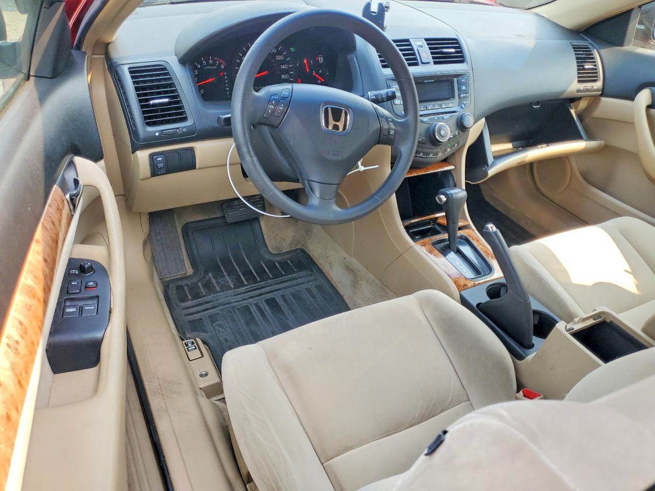 2005 Honda Accord Ex Red vin: 1HGCM72745A011882