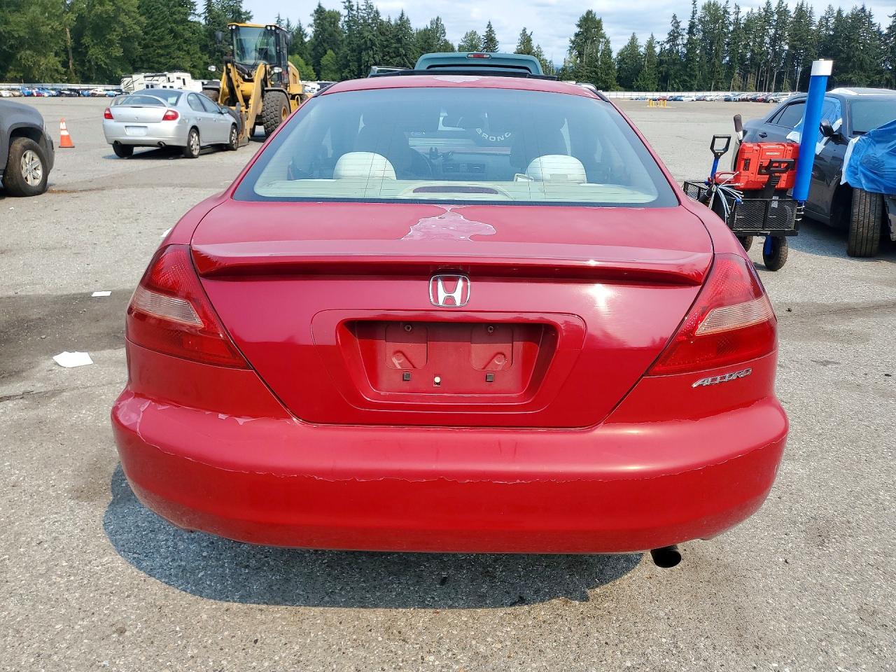 2005 Honda Accord Ex Red vin: 1HGCM72745A011882