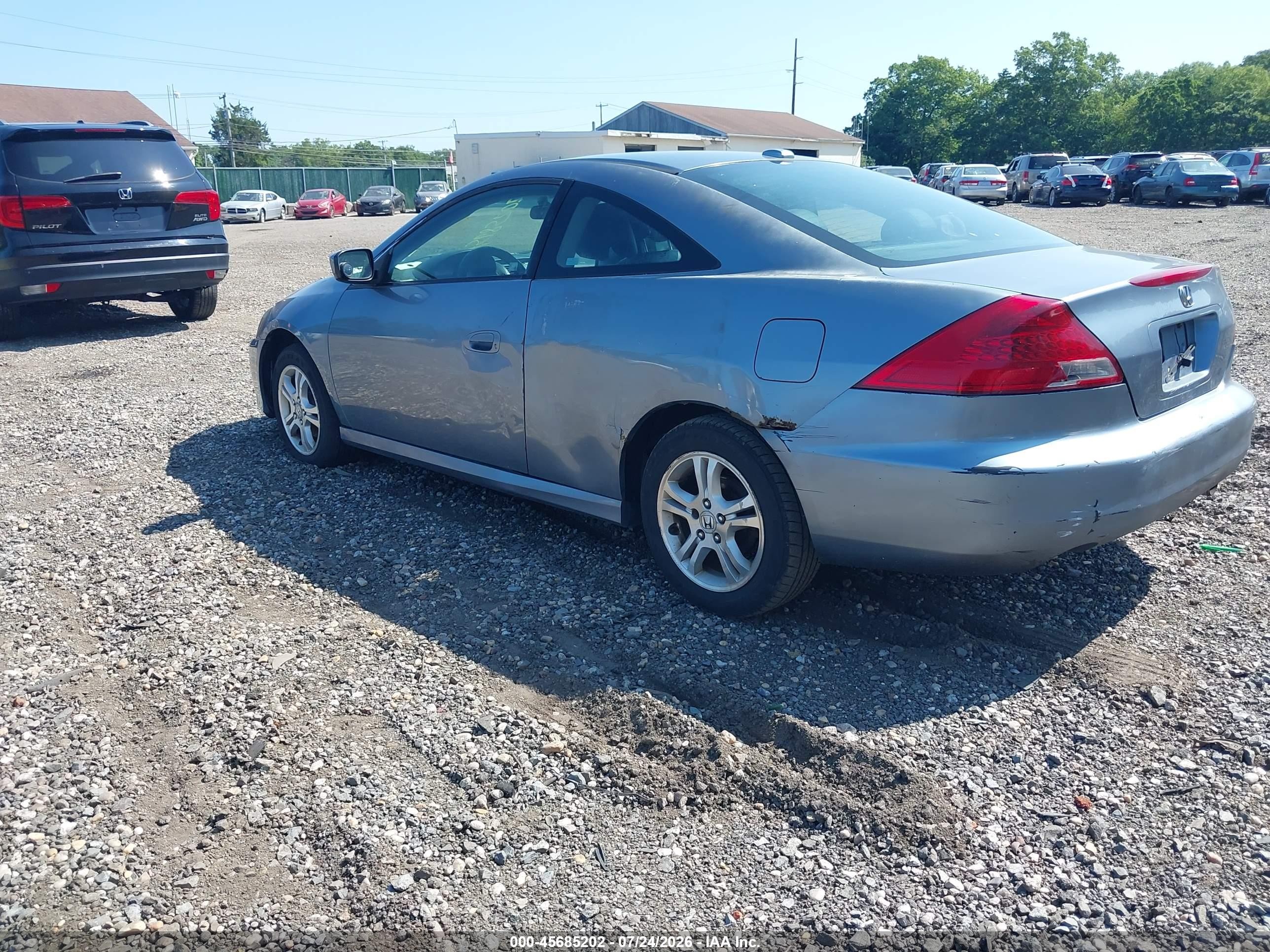 2006 Honda Accord 2.4 Ex Gray vin: 1HGCM72746A021314