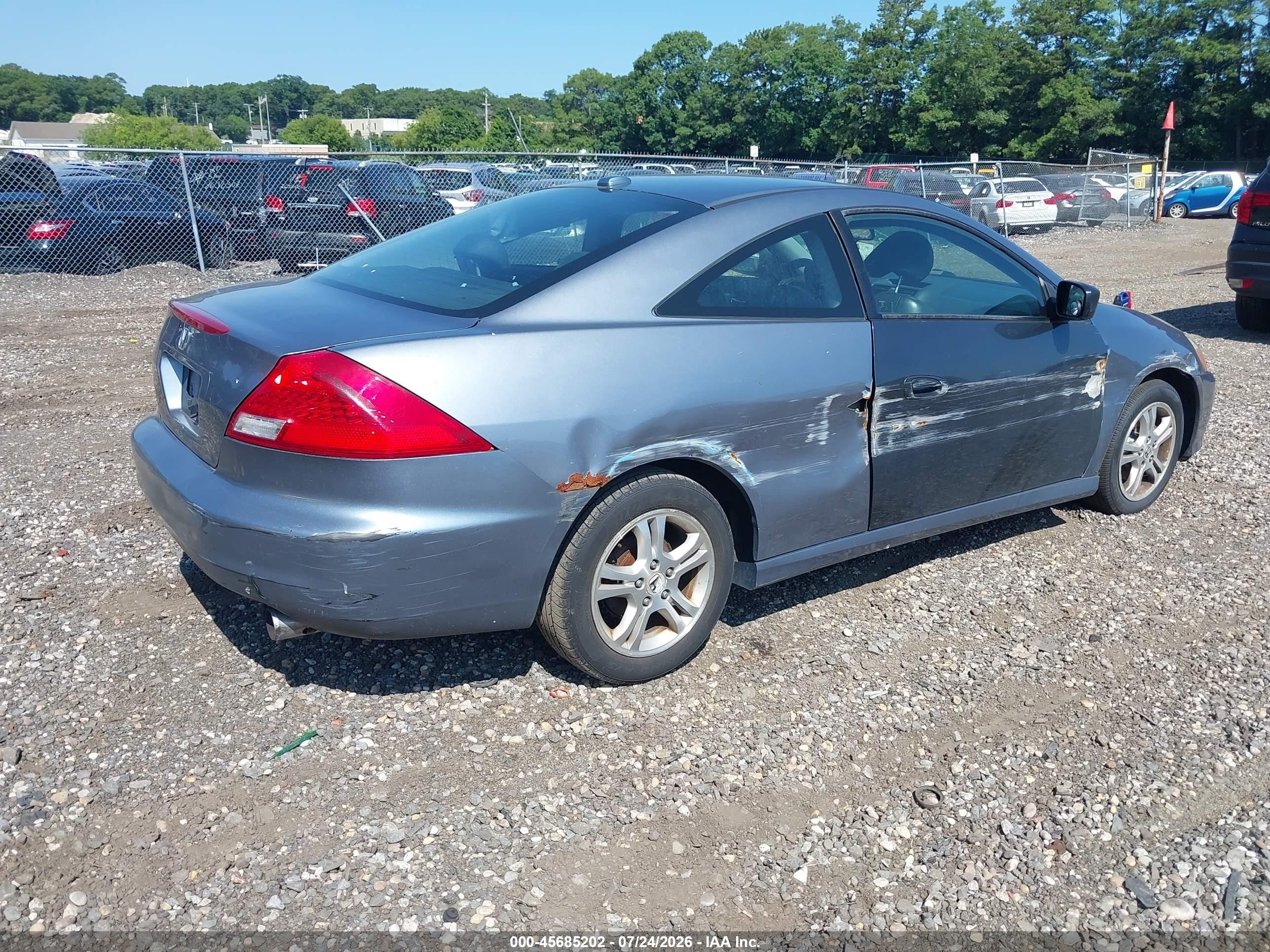 2006 Honda Accord 2.4 Ex Gray vin: 1HGCM72746A021314