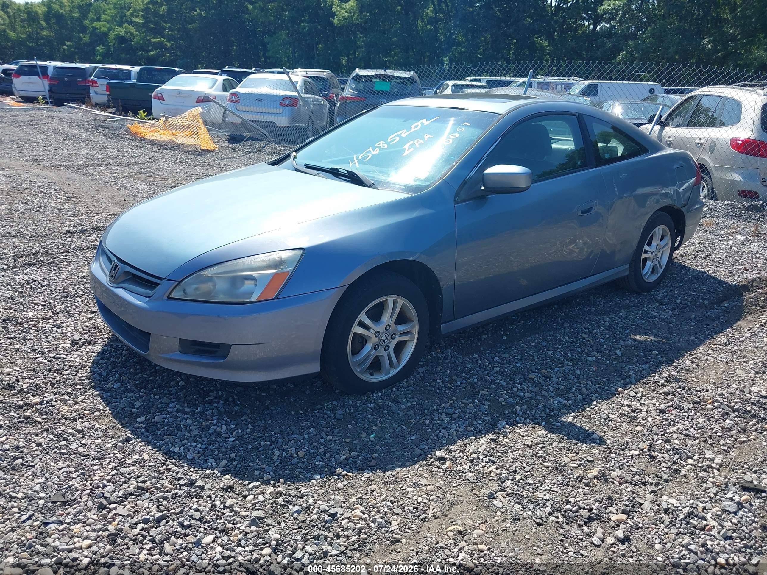 2006 Honda Accord 2.4 Ex Gray vin: 1HGCM72746A021314