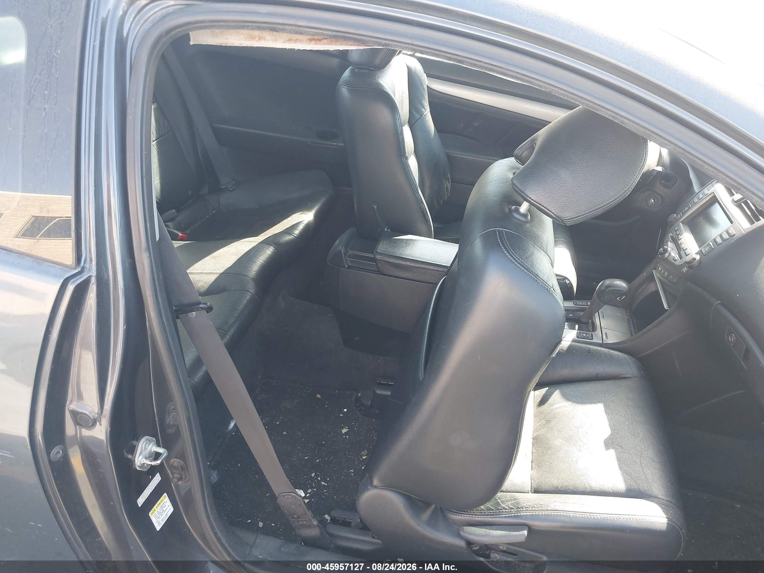 2007 Honda Accord 2.4 Ex Gray vin: 1HGCM72747A011254