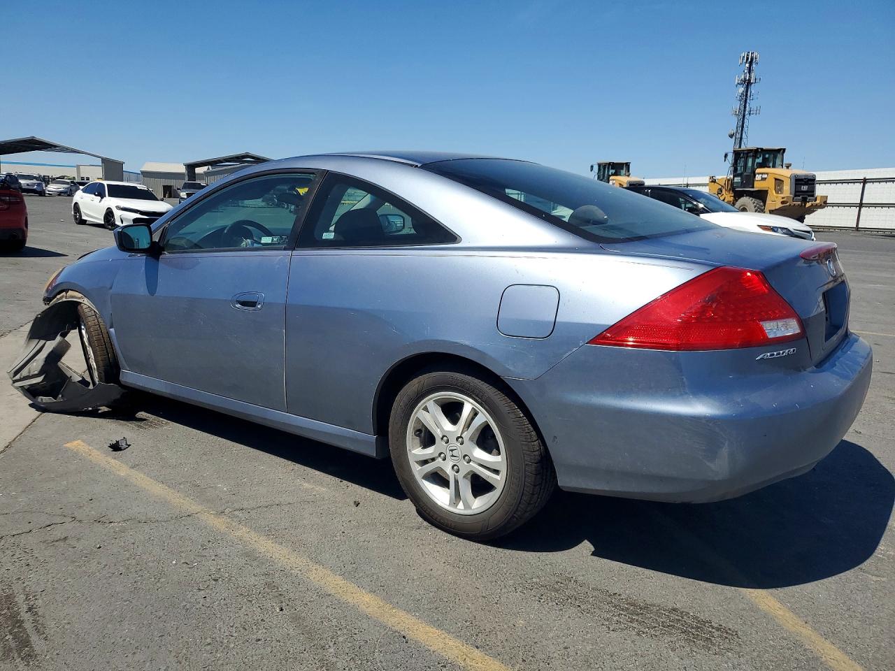 2007 Honda Accord Ex Blue vin: 1HGCM72747A015160
