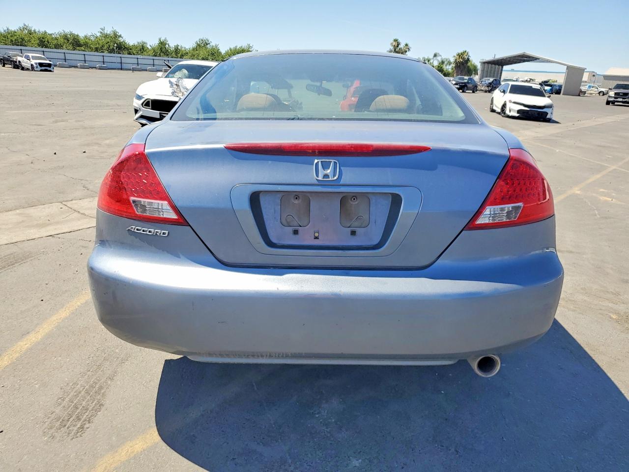 2007 Honda Accord Ex Blue vin: 1HGCM72747A015160