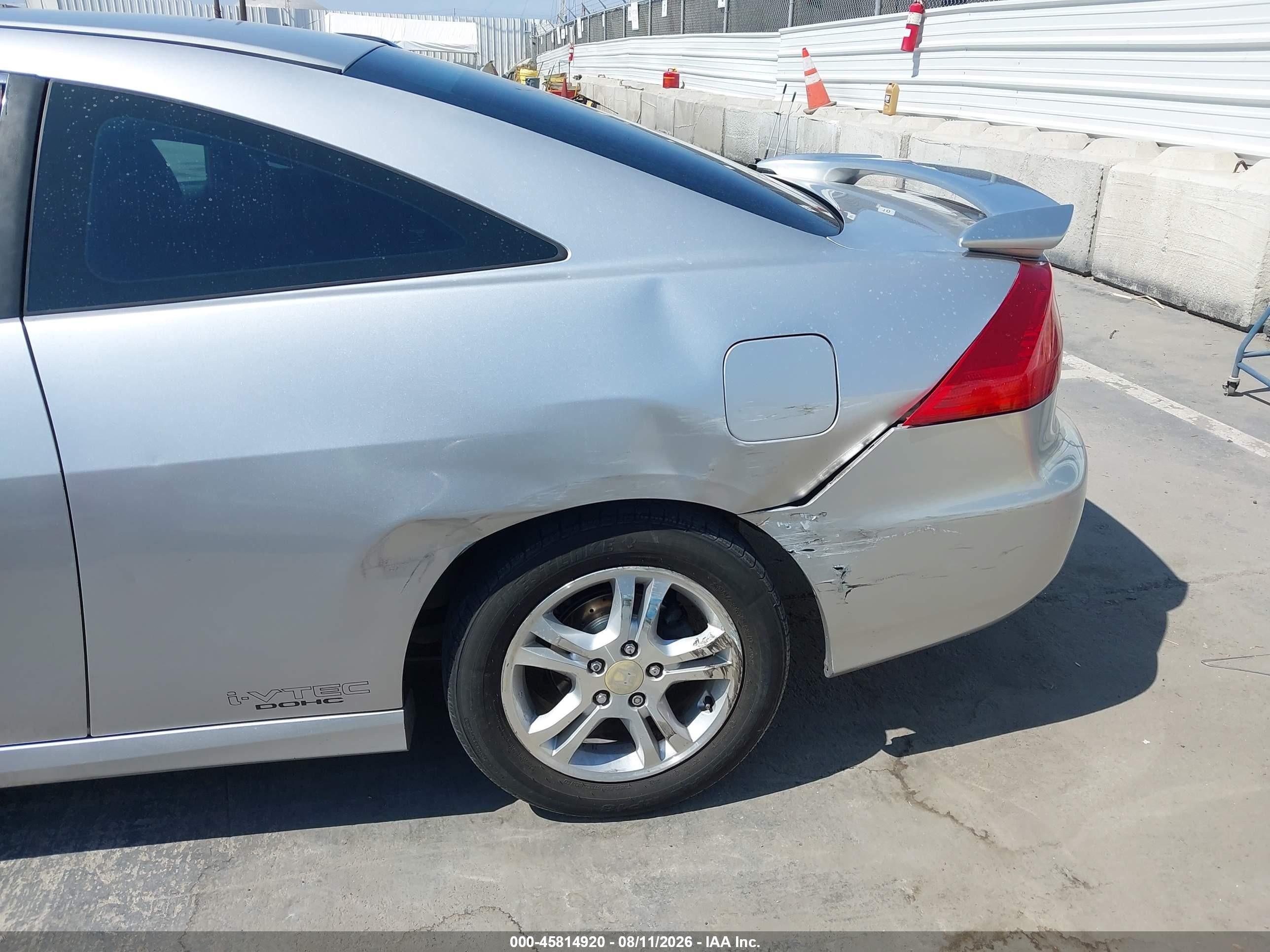 2006 Honda Accord 2.4 Ex Silver vin: 1HGCM72756A006840