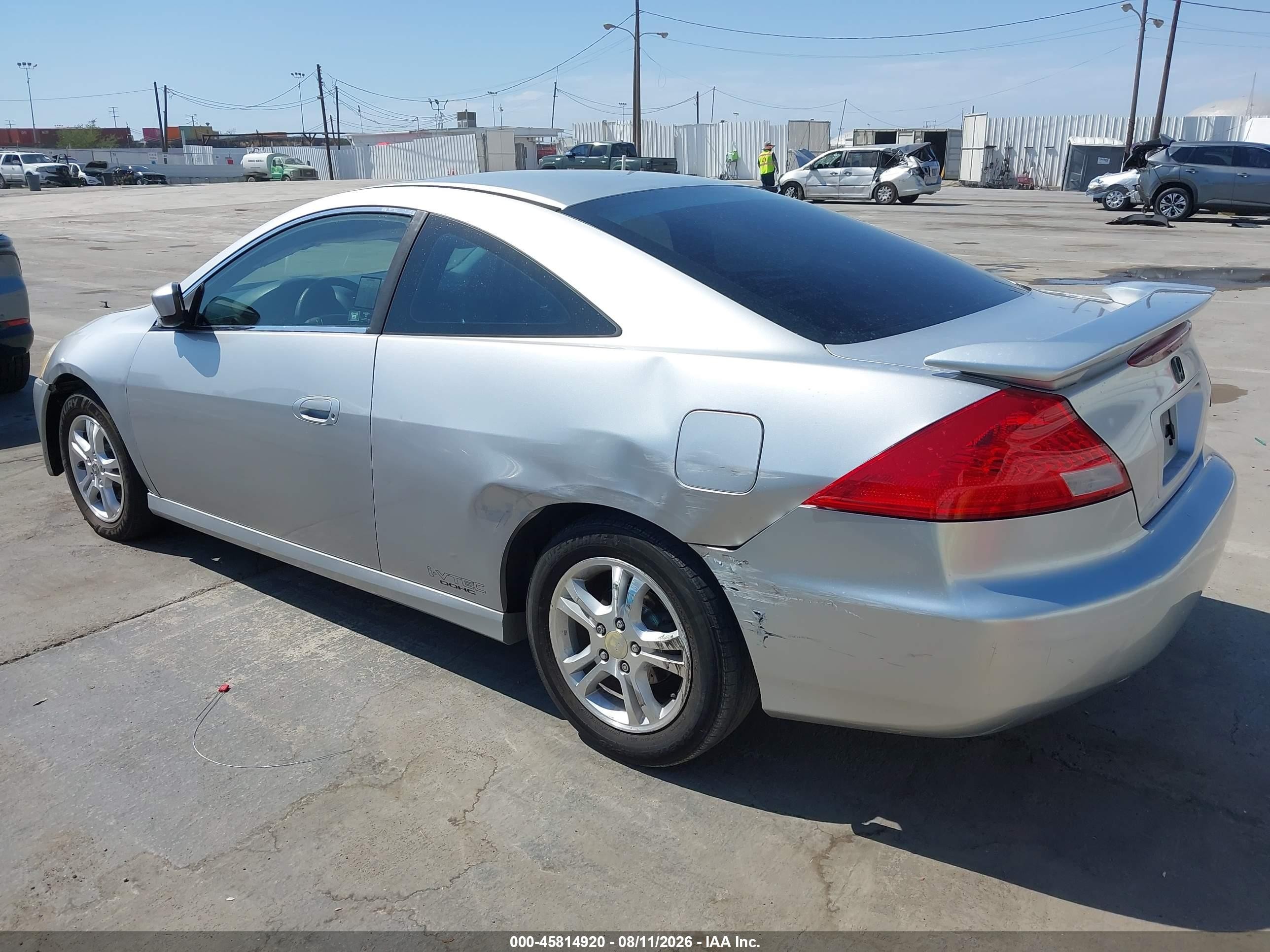 2006 Honda Accord 2.4 Ex Silver vin: 1HGCM72756A006840
