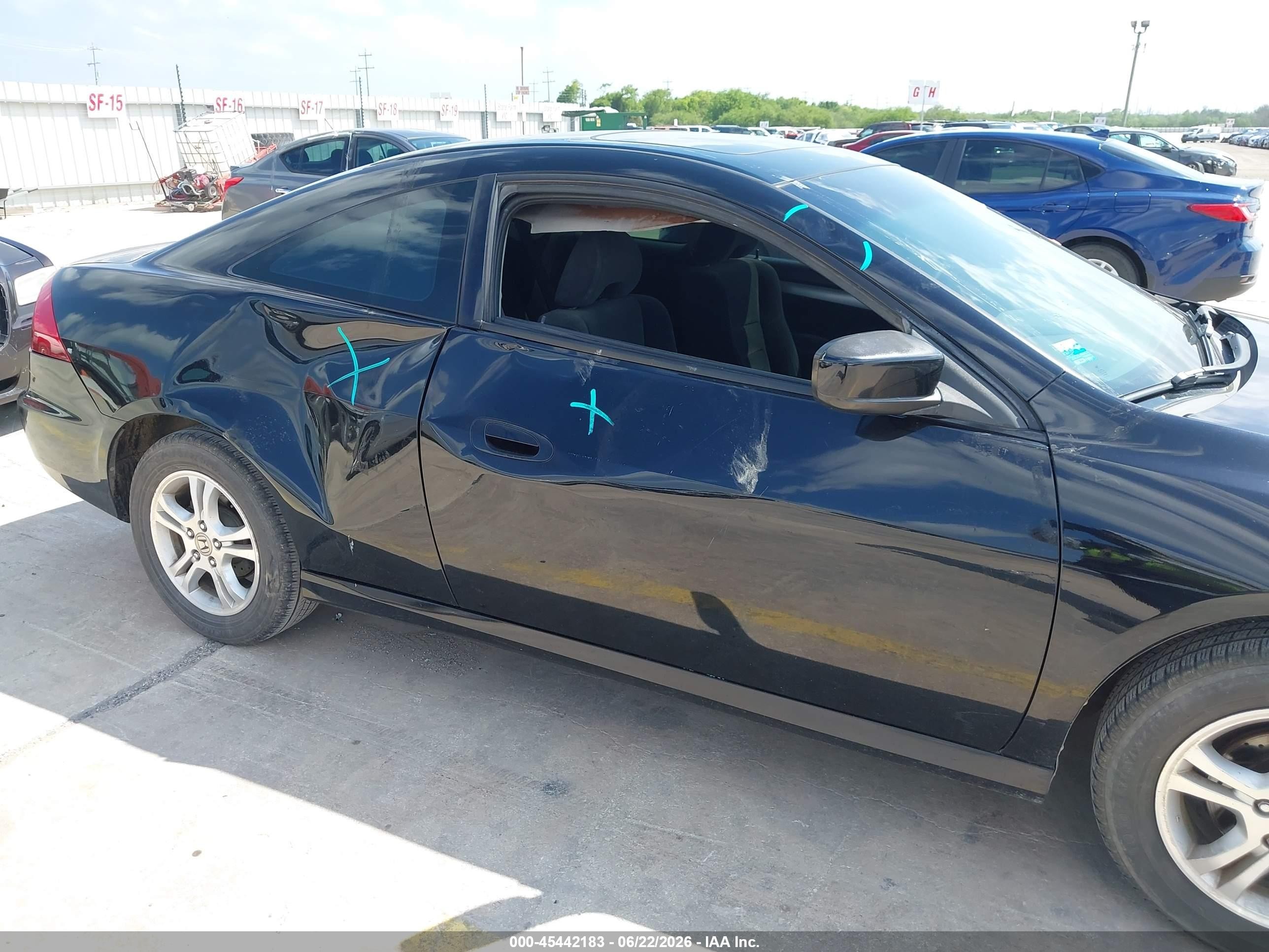 2006 Honda Accord 2.4 Ex Black vin: 1HGCM72756A015442