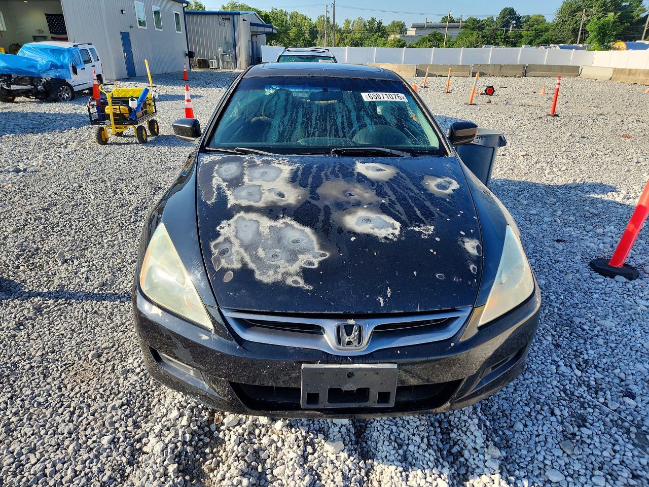 2006 Honda Accord Ex Black vin: 1HGCM72766A006605