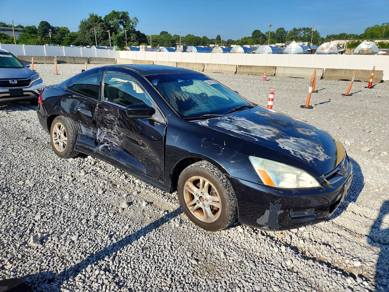 2006 Honda Accord Ex Black vin: 1HGCM72766A006605