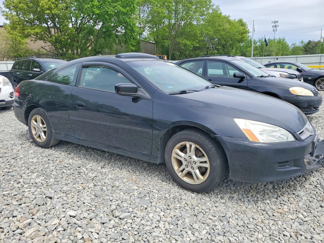 2007 Honda Accord Ex Черный vin: 1HGCM72767A006508