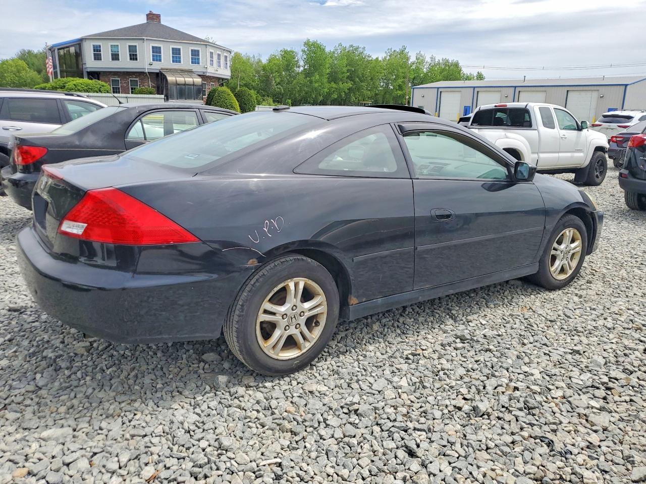 2007 Honda Accord Ex Черный vin: 1HGCM72767A006508