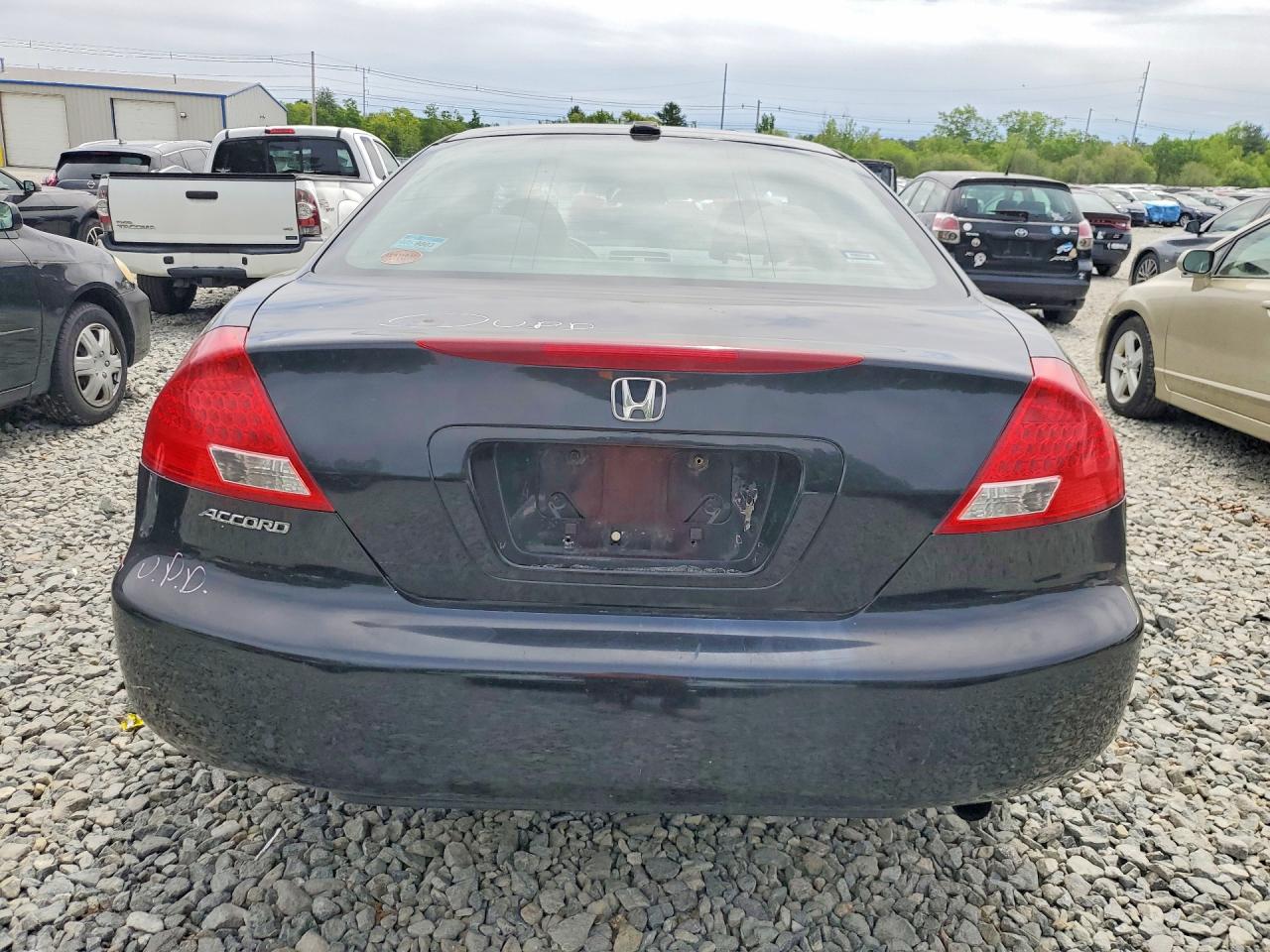2007 Honda Accord Ex Черный vin: 1HGCM72767A006508