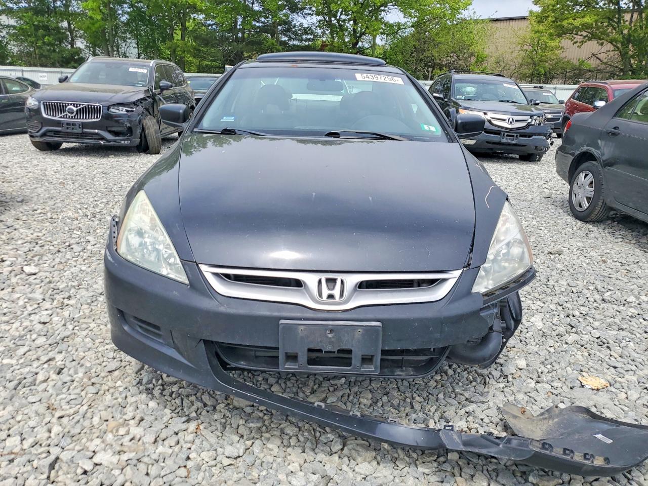 2007 Honda Accord Ex Черный vin: 1HGCM72767A006508