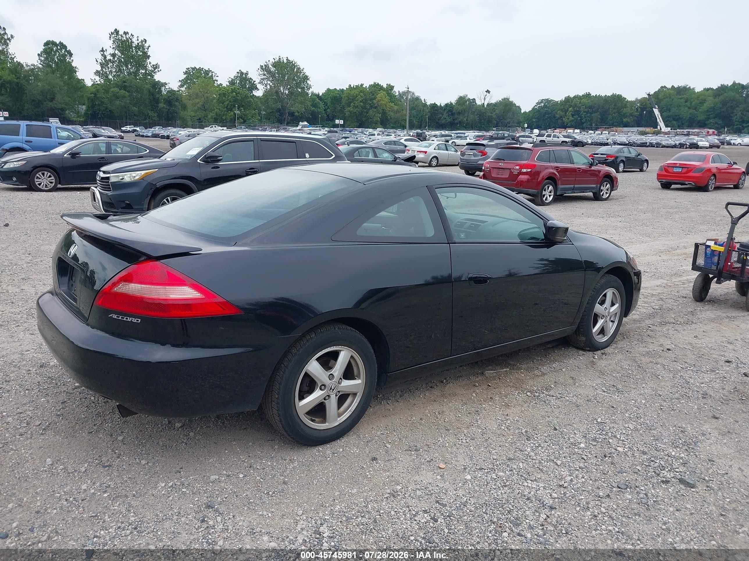 2003 Honda Accord 2.4 Ex Black vin: 1HGCM72773A022761