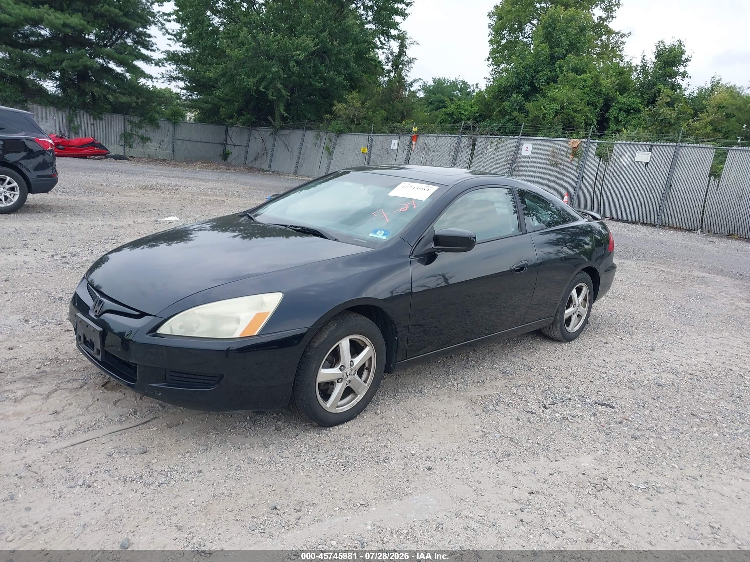2003 Honda Accord 2.4 Ex Black vin: 1HGCM72773A022761