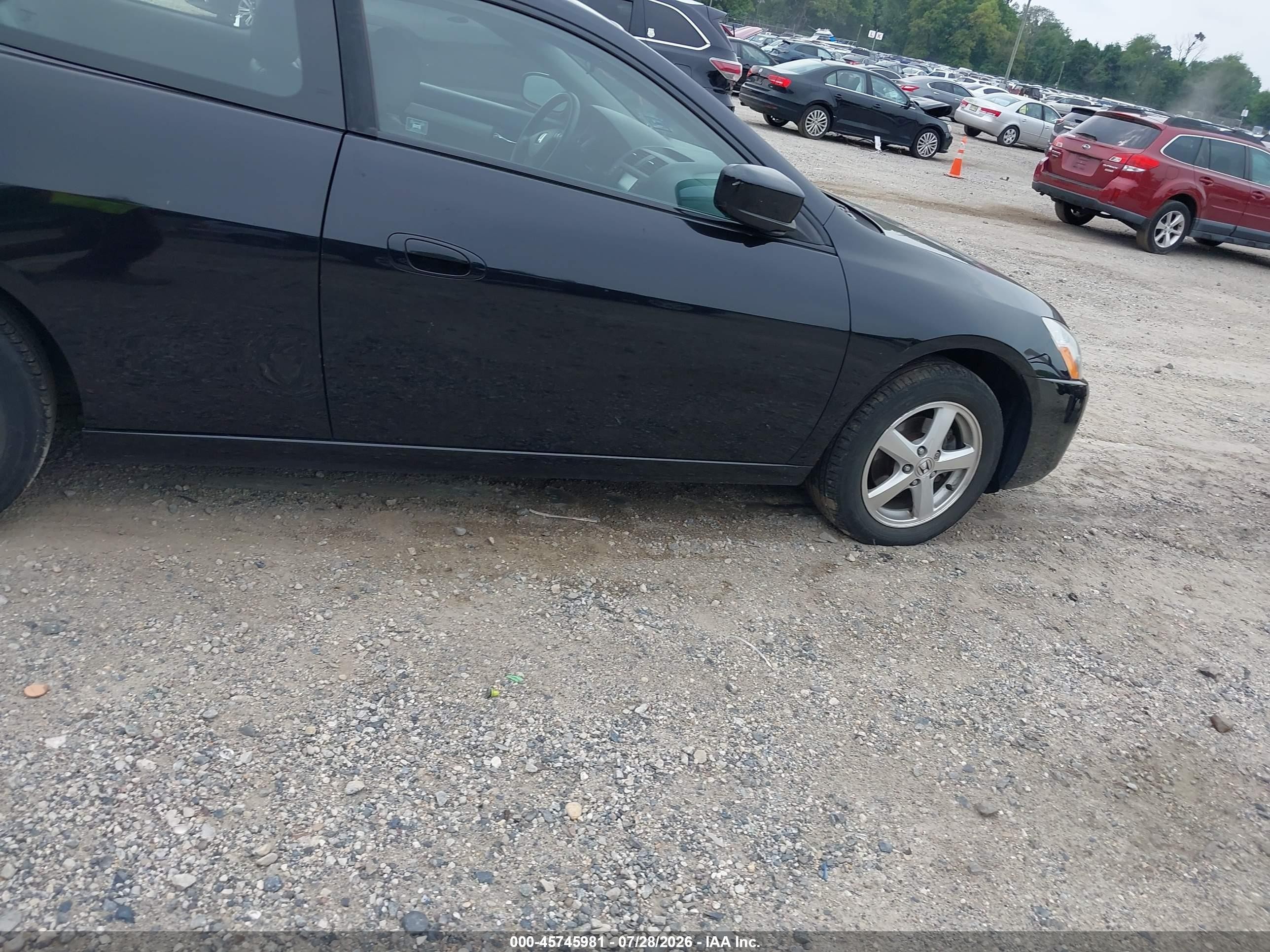 2003 Honda Accord 2.4 Ex Black vin: 1HGCM72773A022761