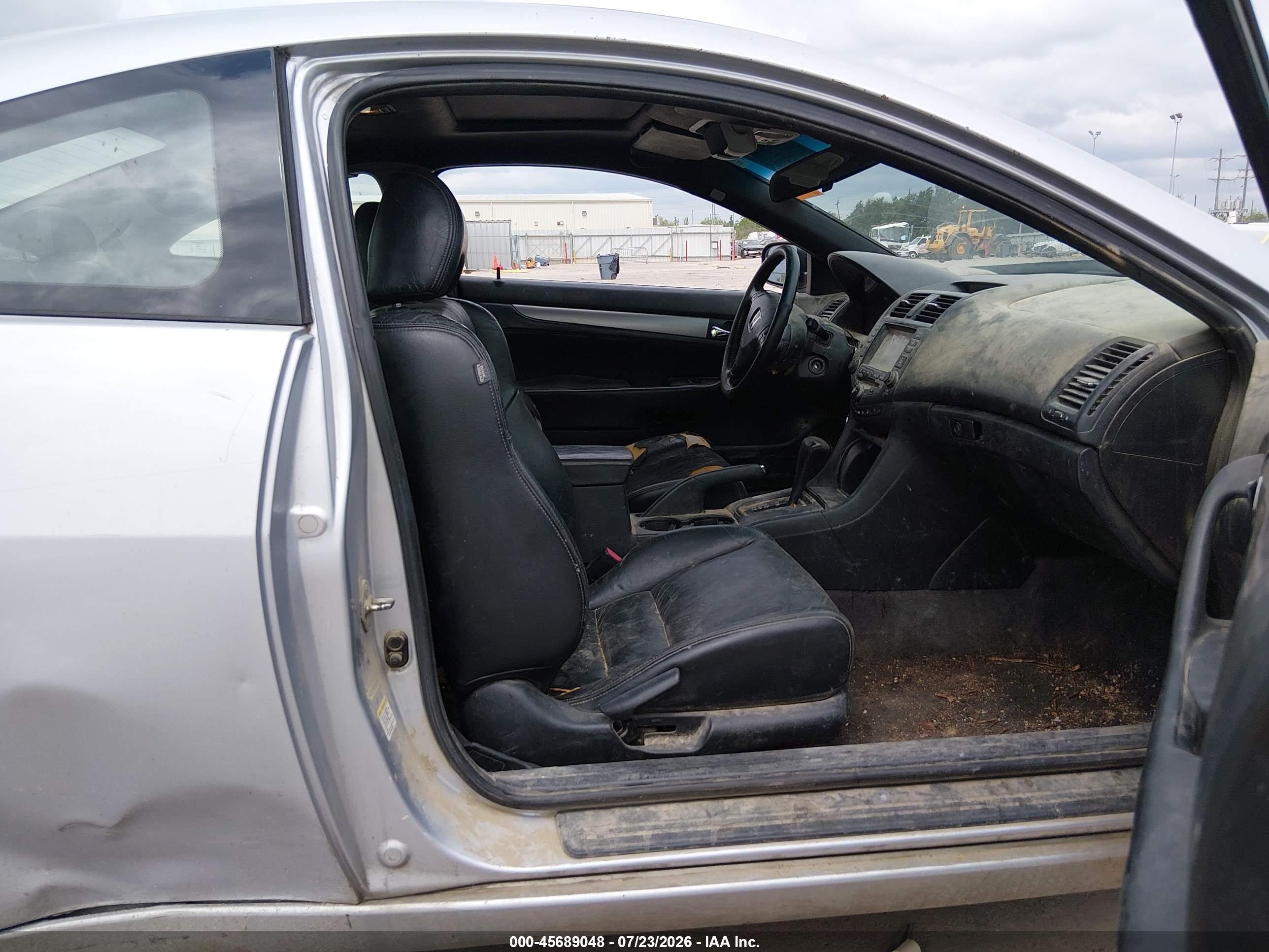 2005 Honda Accord 2.4 Ex Серебряный vin: 1HGCM72775A001394