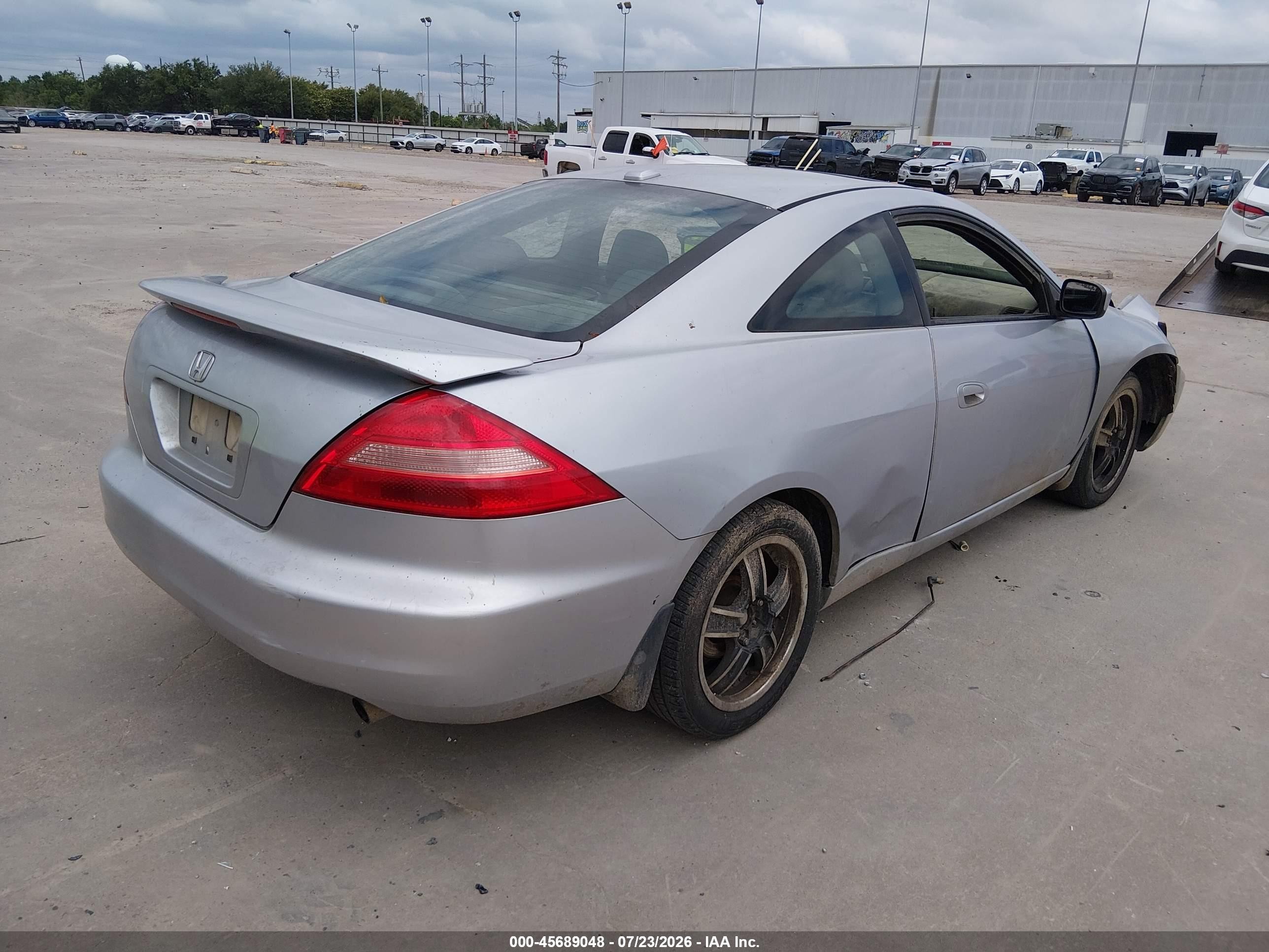 2005 Honda Accord 2.4 Ex Серебряный vin: 1HGCM72775A001394