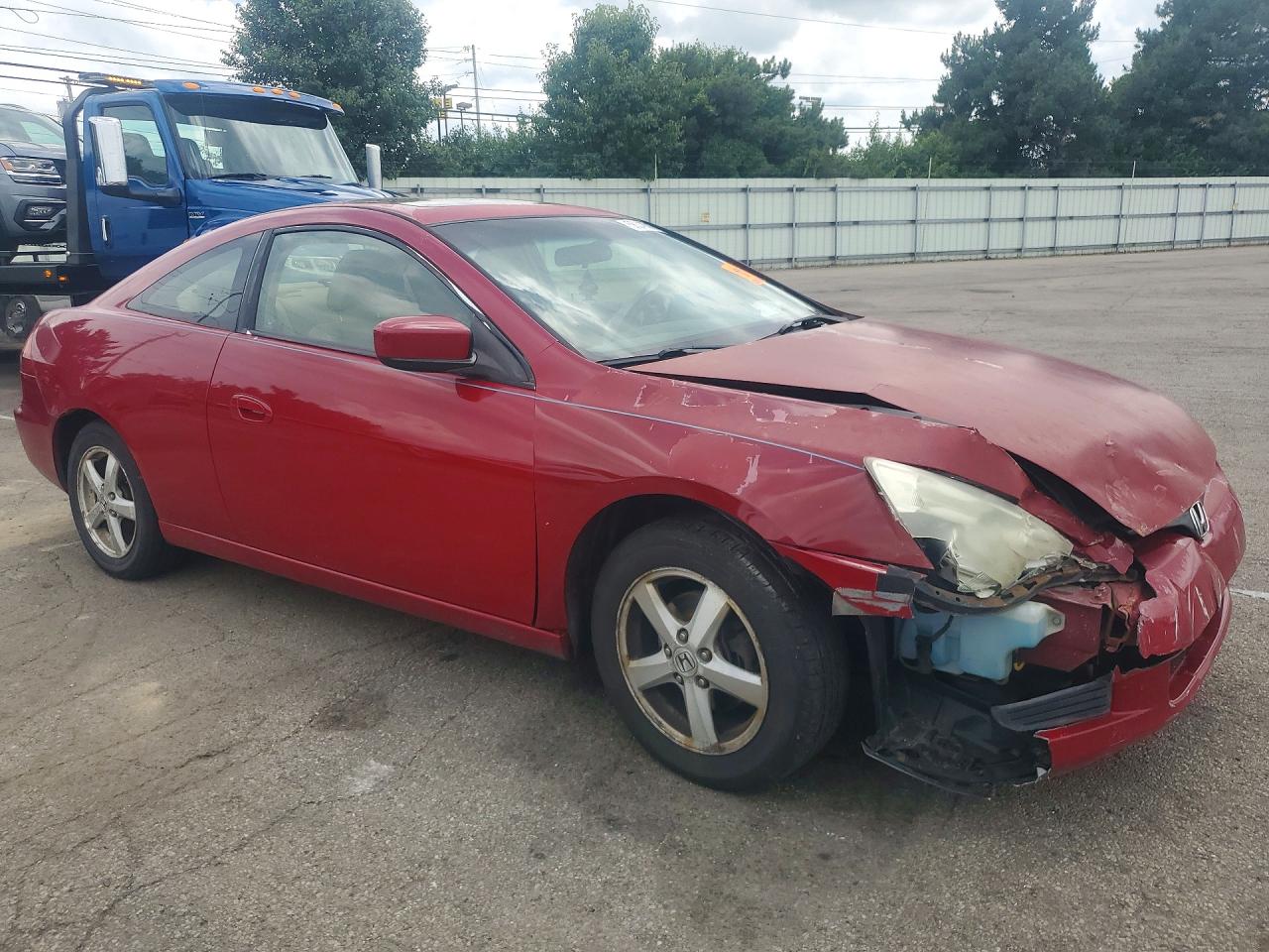 2005 Honda Accord Ex Red vin: 1HGCM72775A001492
