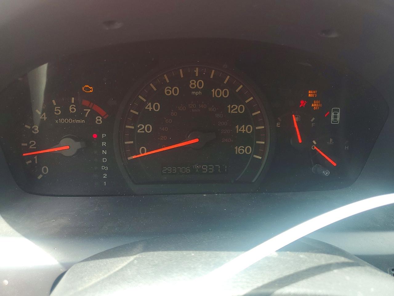 2005 Honda Accord Ex Red vin: 1HGCM72775A001492