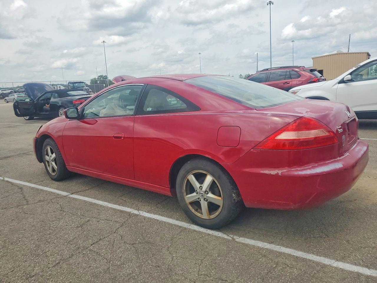 2005 Honda Accord Ex Red vin: 1HGCM72775A001492