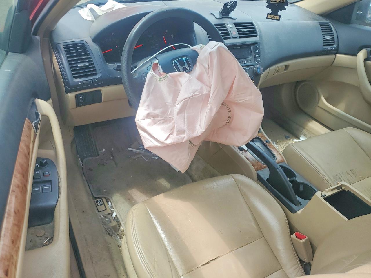 2005 Honda Accord Ex Red vin: 1HGCM72775A001492