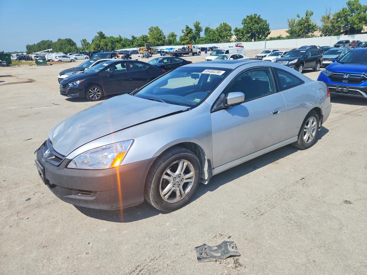 2006 Honda Accord Ex Silver vin: 1HGCM72776A008248
