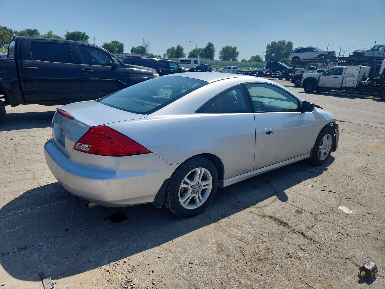 2006 Honda Accord Ex Silver vin: 1HGCM72776A008248