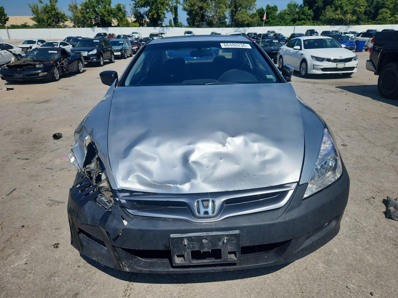 2006 Honda Accord Ex Silver vin: 1HGCM72776A008248