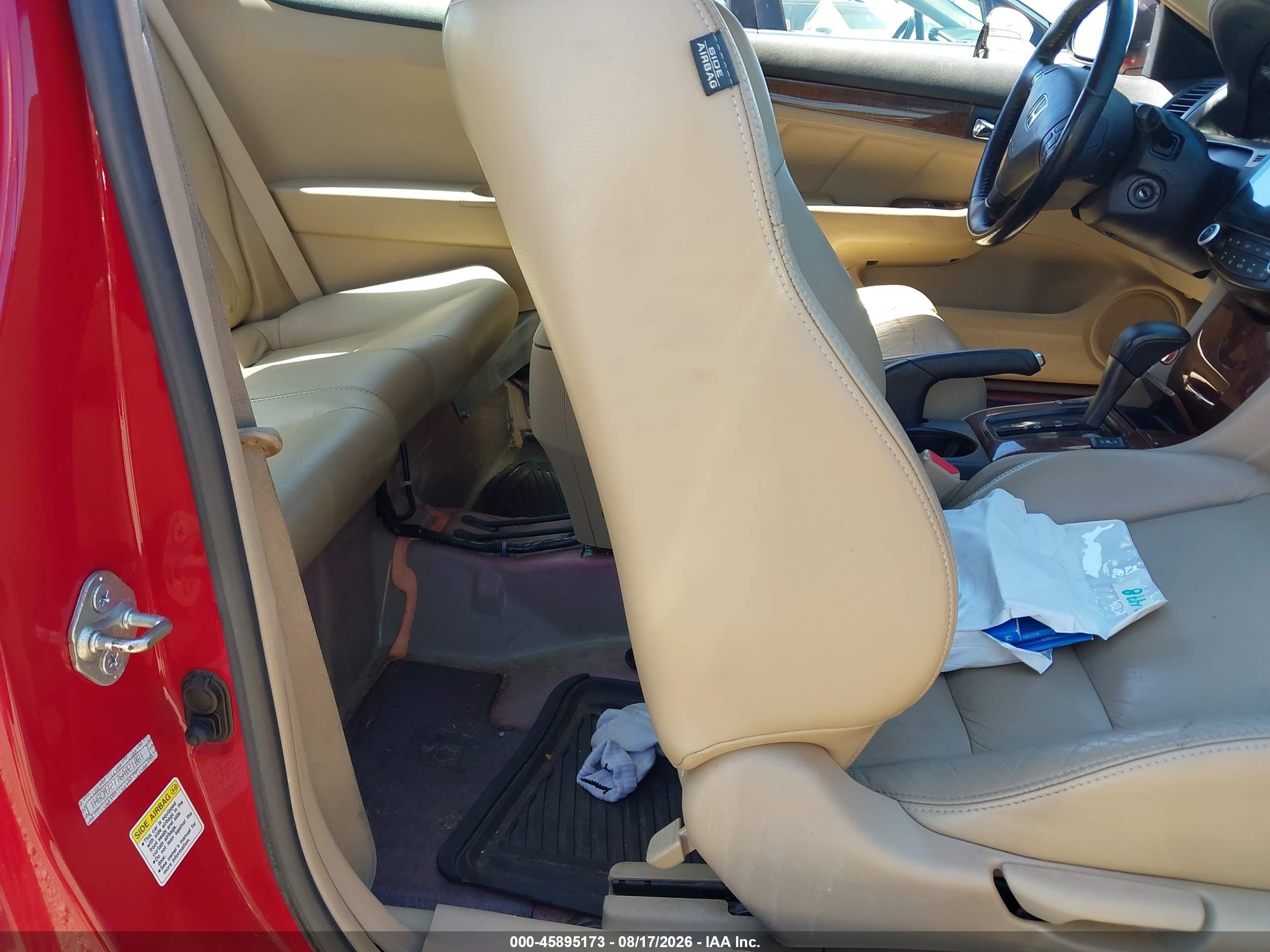 2006 Honda Accord 2.4 Ex Red vin: 1HGCM72776A021081