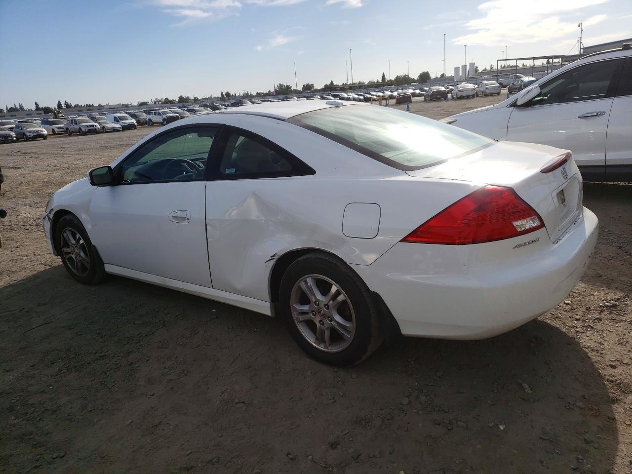 2006 Honda Accord Ex White vin: 1HGCM72786A023020