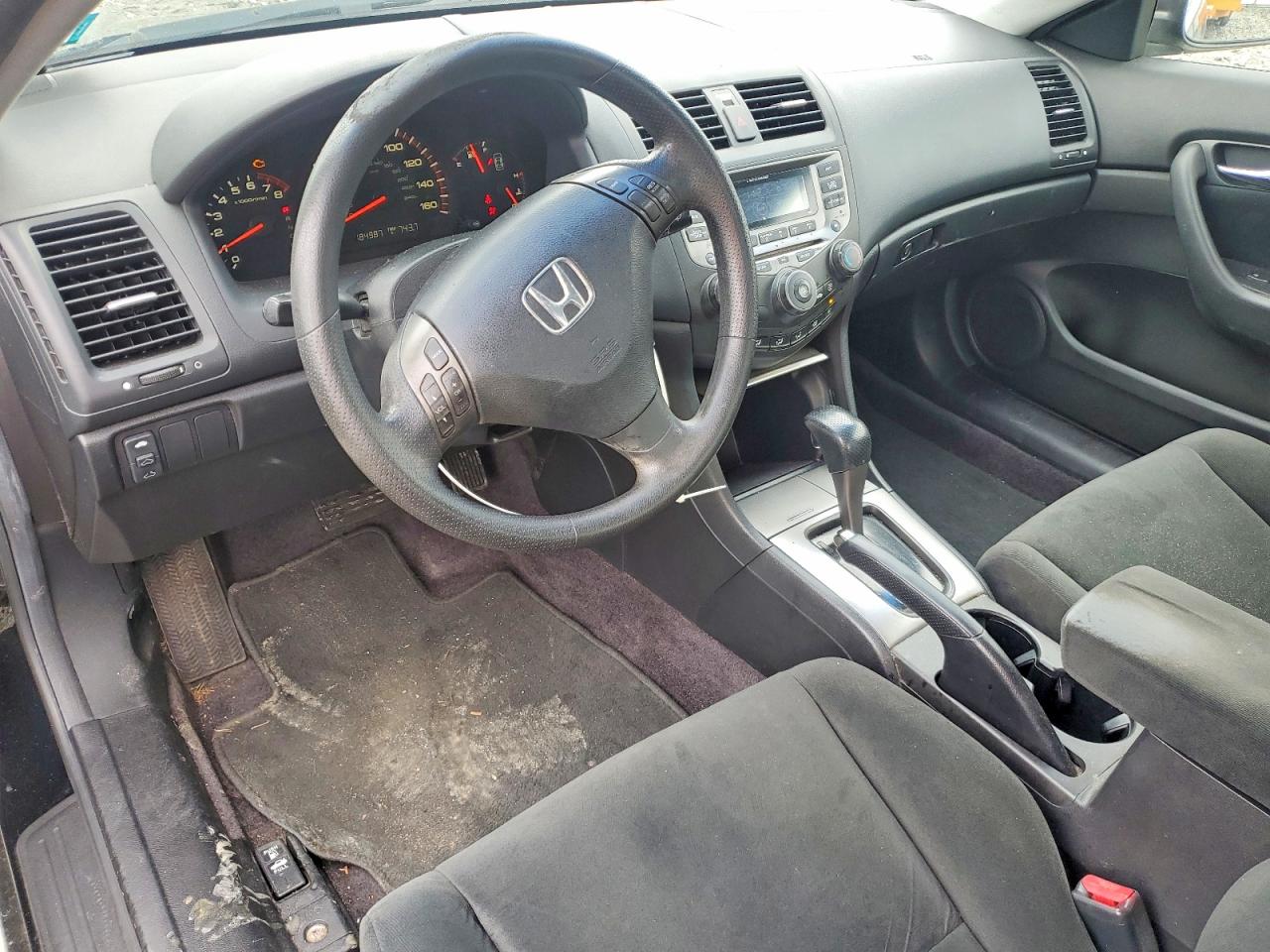 2007 Honda Accord Ex Black vin: 1HGCM72797A021438