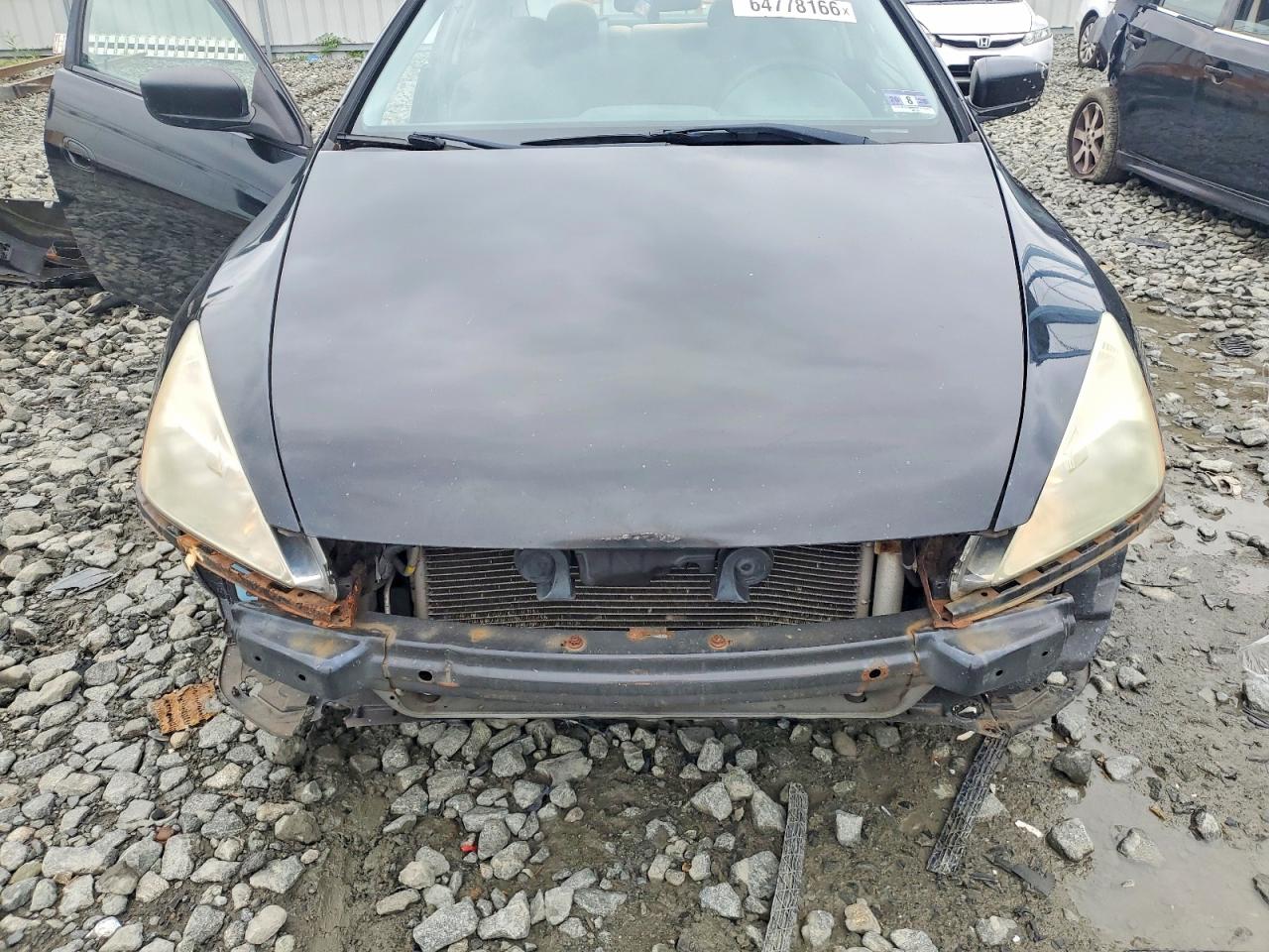 2007 Honda Accord Ex Black vin: 1HGCM72797A021438