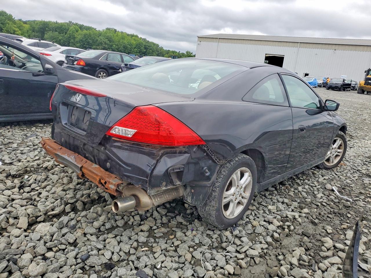 2007 Honda Accord Ex Black vin: 1HGCM72797A021438