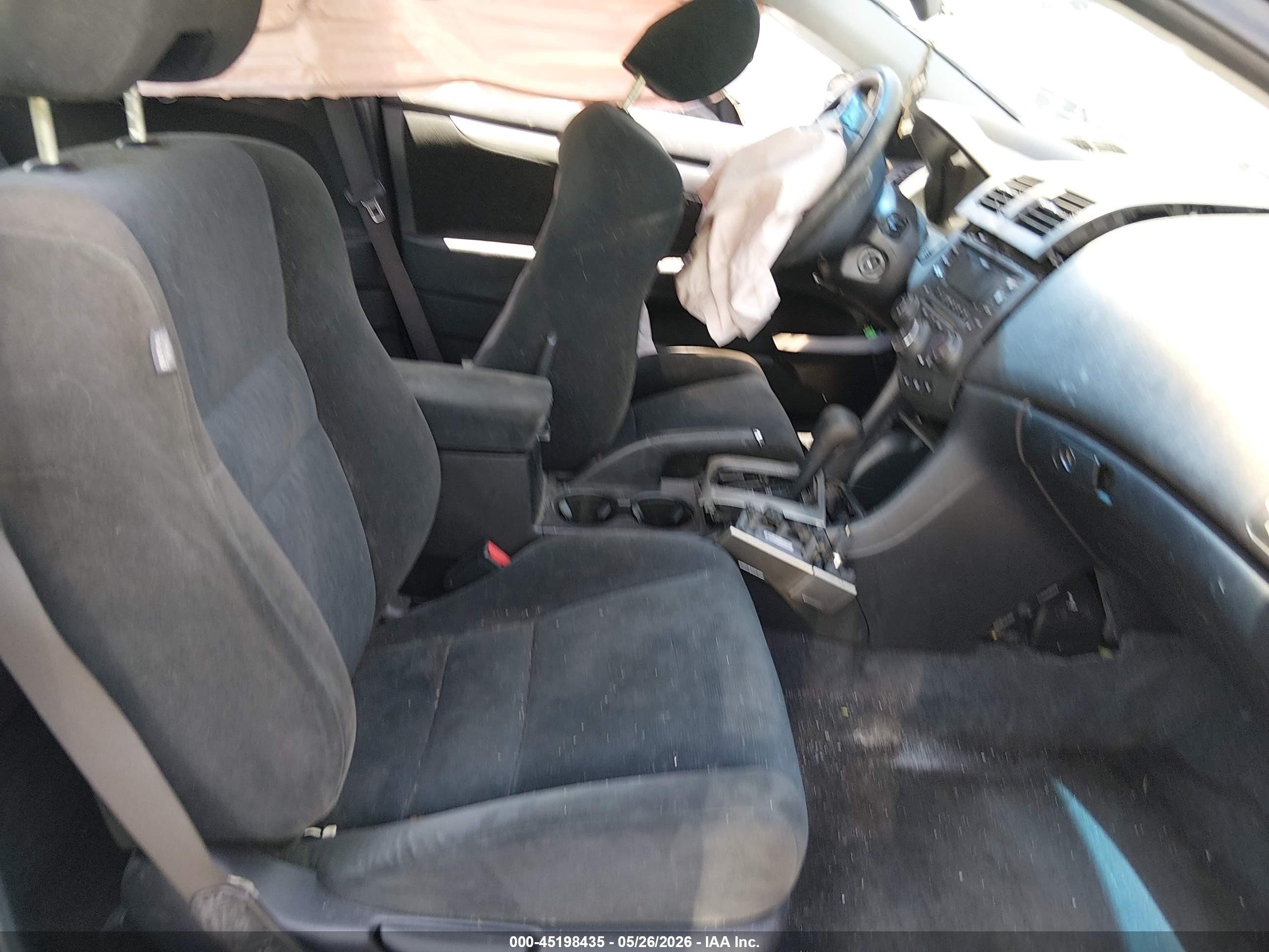2005 Honda Accord 2.4 Ex Черный vin: 1HGCM727X5A012583