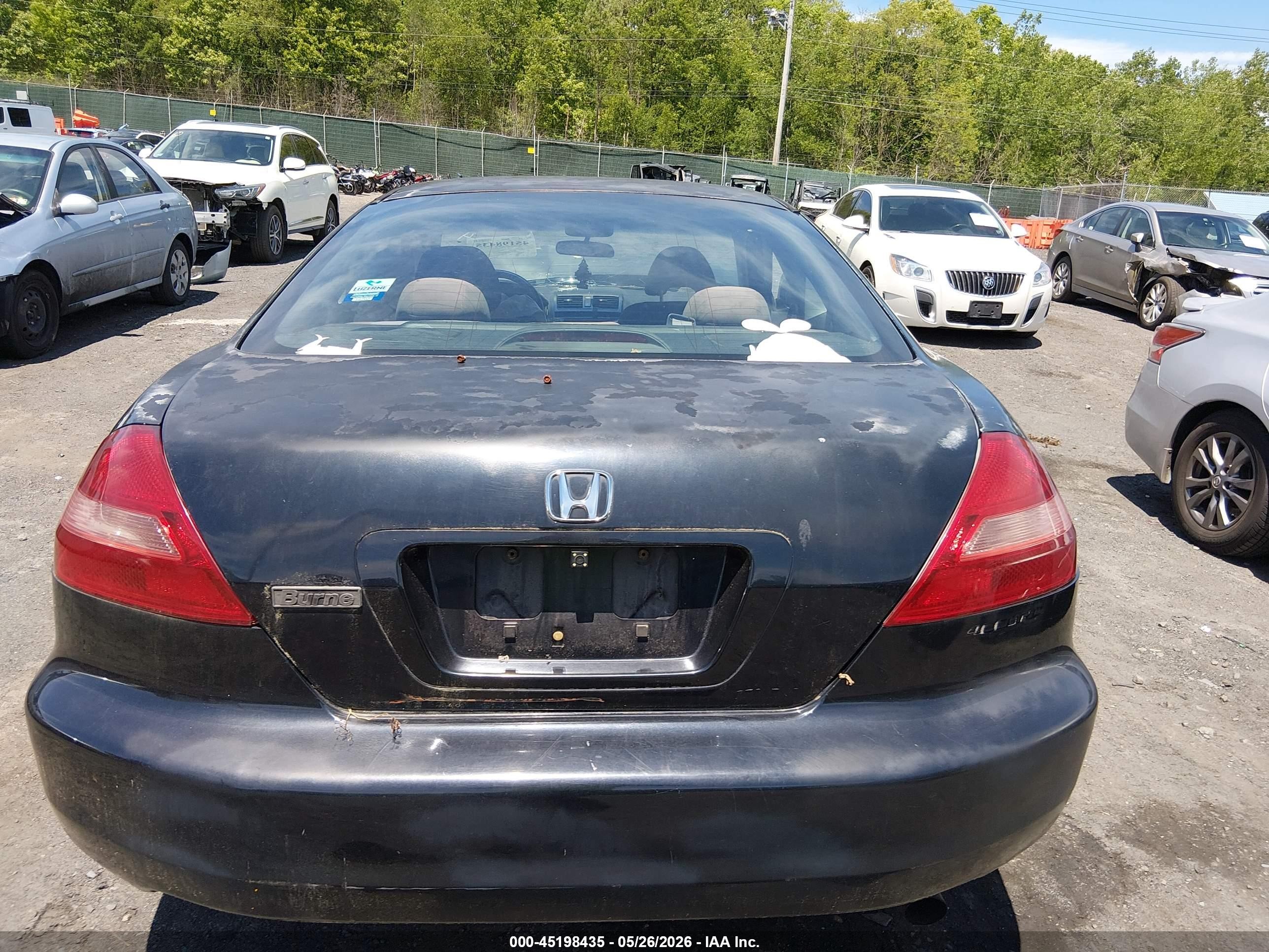 2005 Honda Accord 2.4 Ex Черный vin: 1HGCM727X5A012583