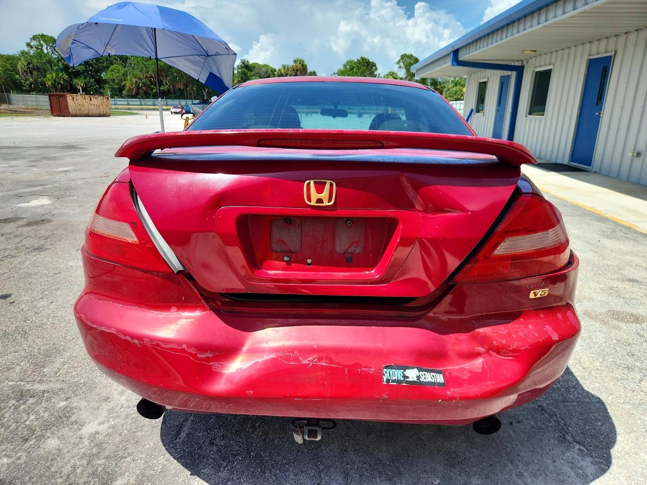 2003 Honda Accord Ex Красный vin: 1HGCM81603A018128