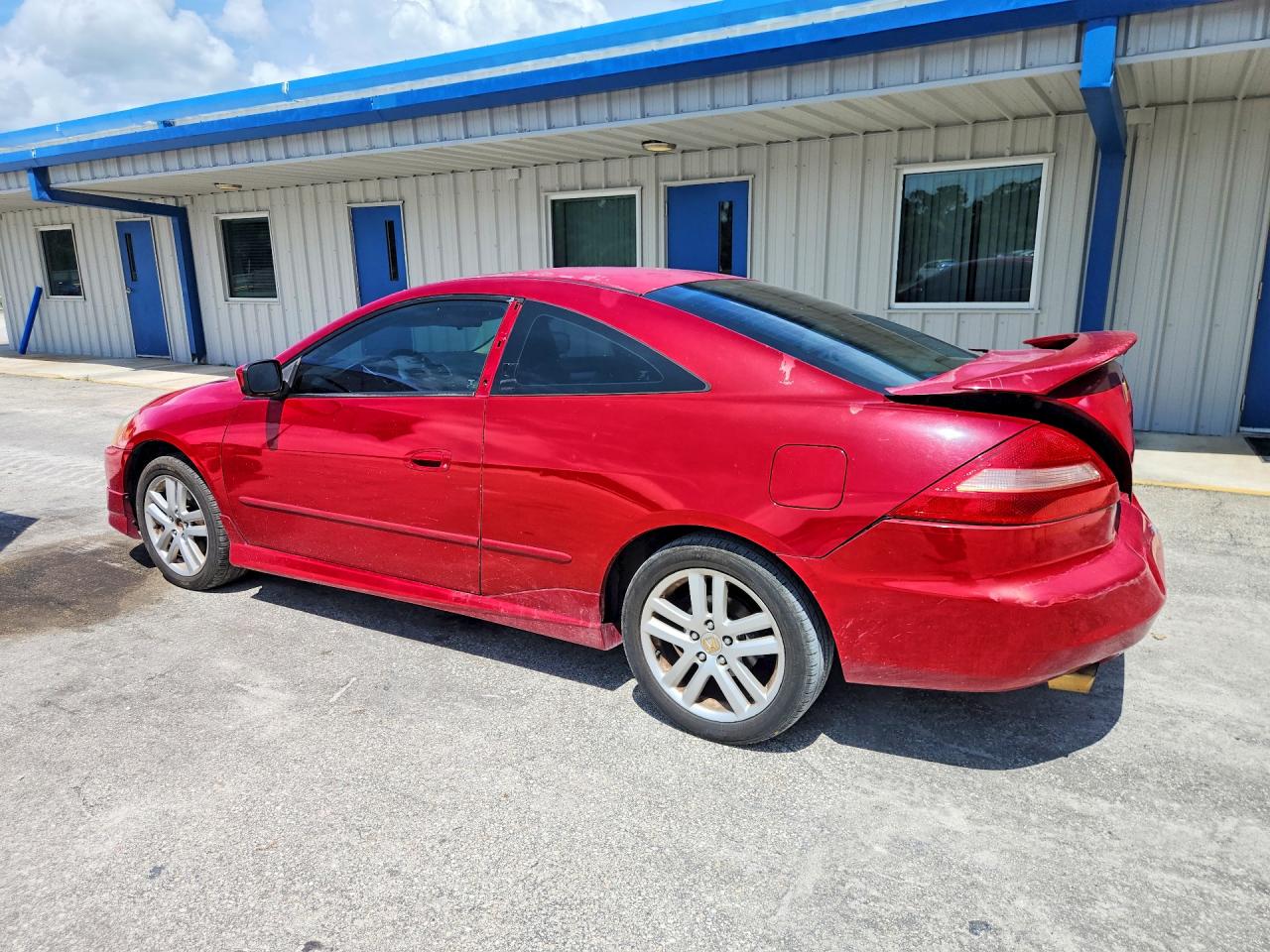 2003 Honda Accord Ex Красный vin: 1HGCM81603A018128