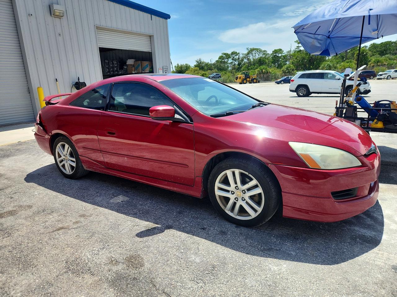 2003 Honda Accord Ex Красный vin: 1HGCM81603A018128