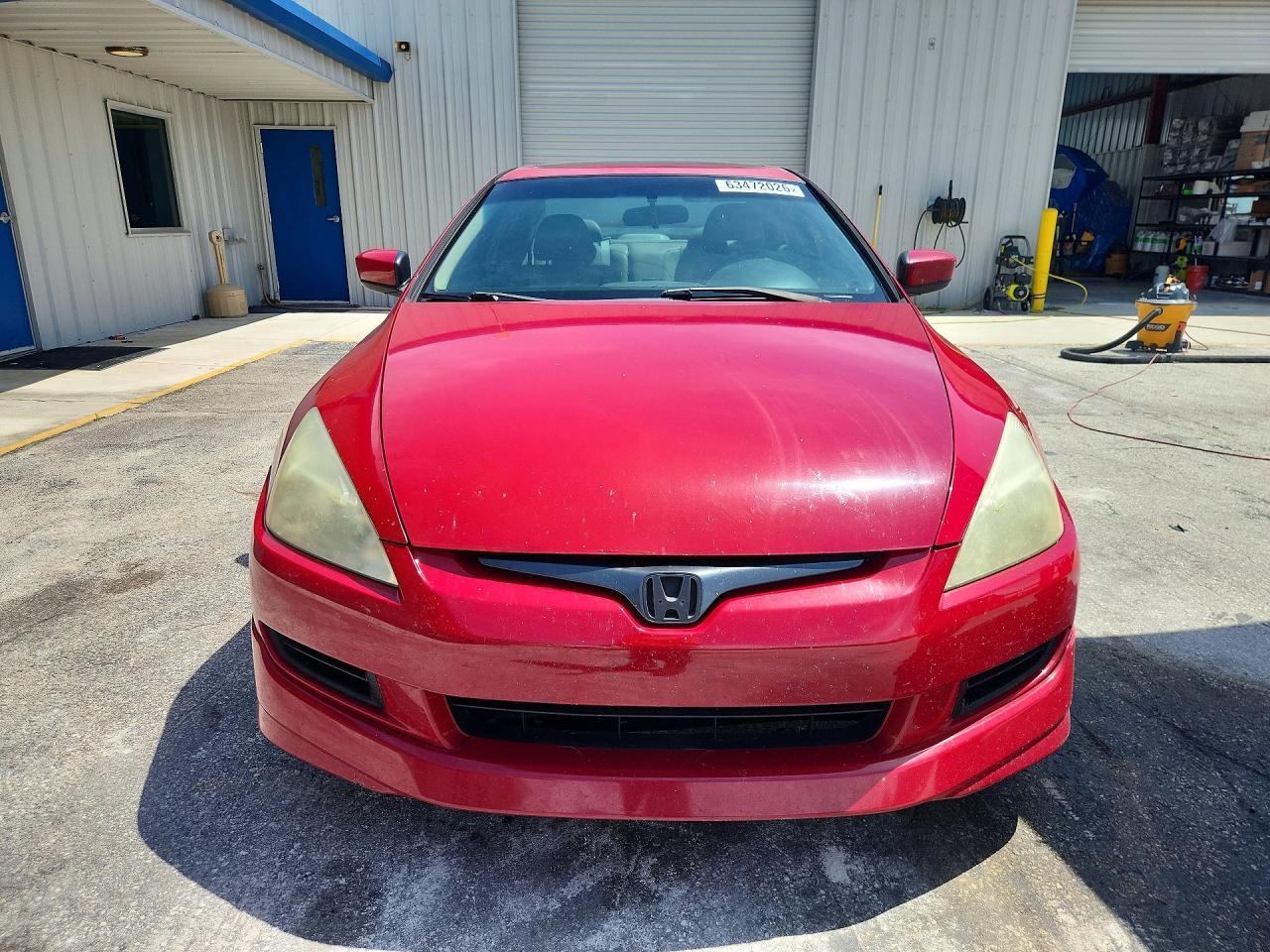2003 Honda Accord Ex Красный vin: 1HGCM81603A018128