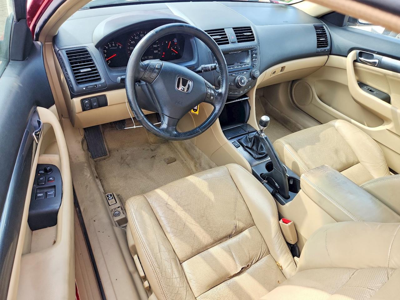 2003 Honda Accord Ex Red vin: 1HGCM81633A020035