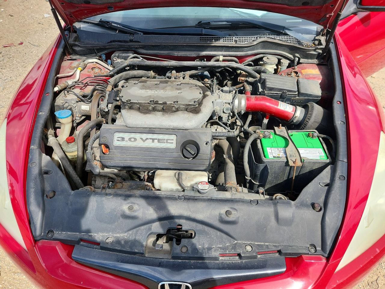 2003 Honda Accord Ex Red vin: 1HGCM81633A020035