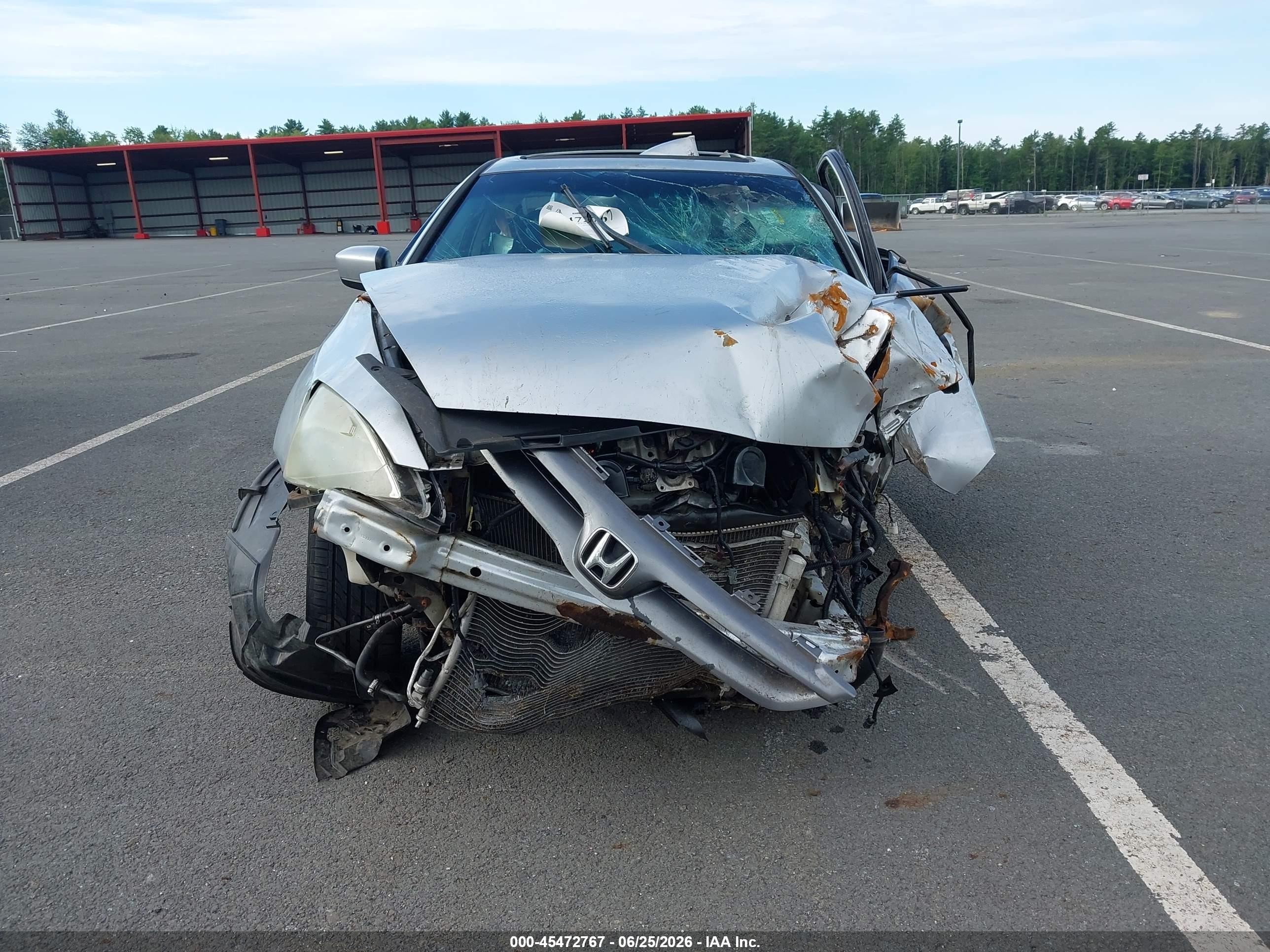 2006 Honda Accord 3.0 Ex Silver vin: 1HGCM81646A009887
