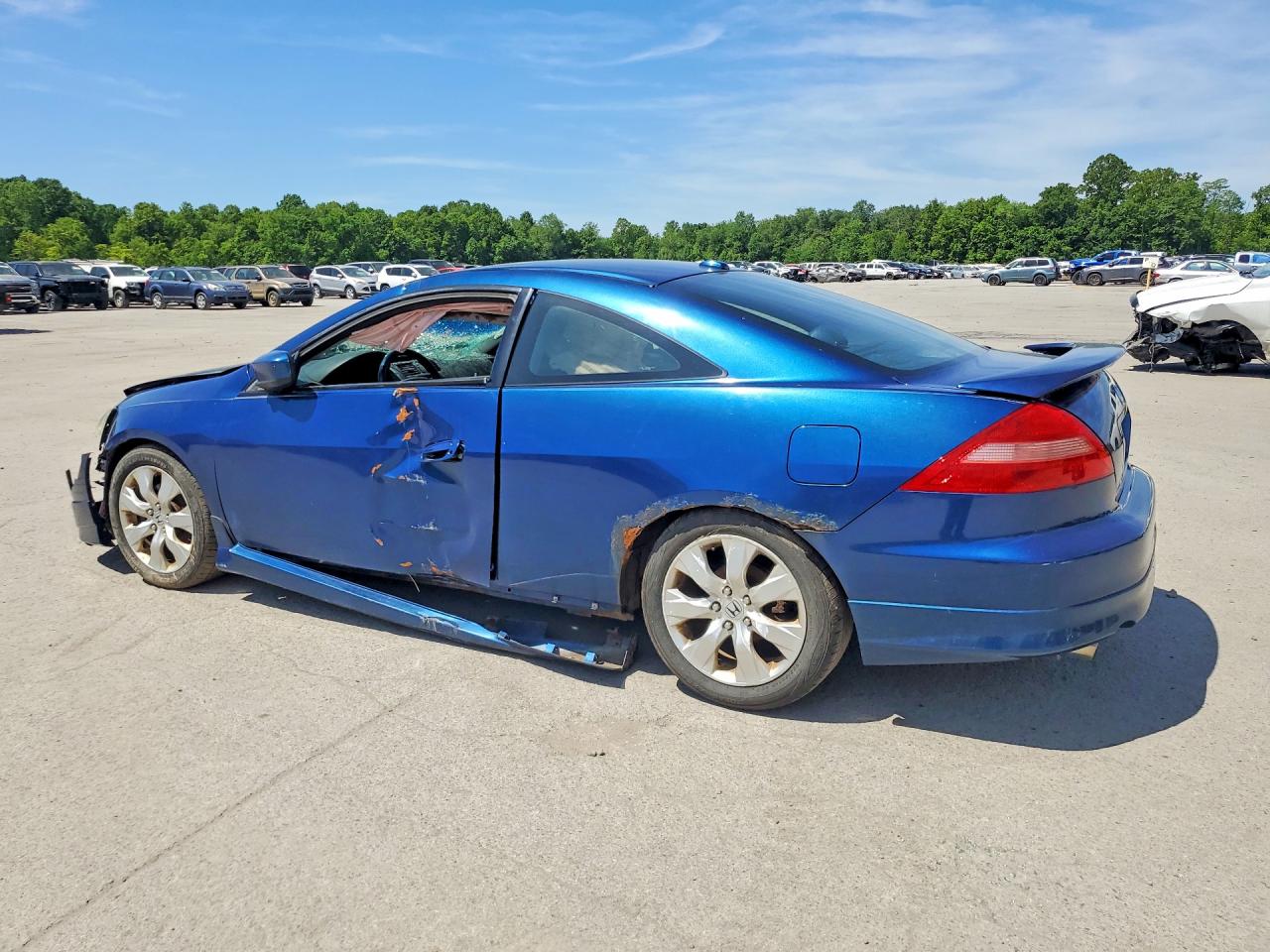 2004 Honda Accord Ex Синий vin: 1HGCM81704A011402