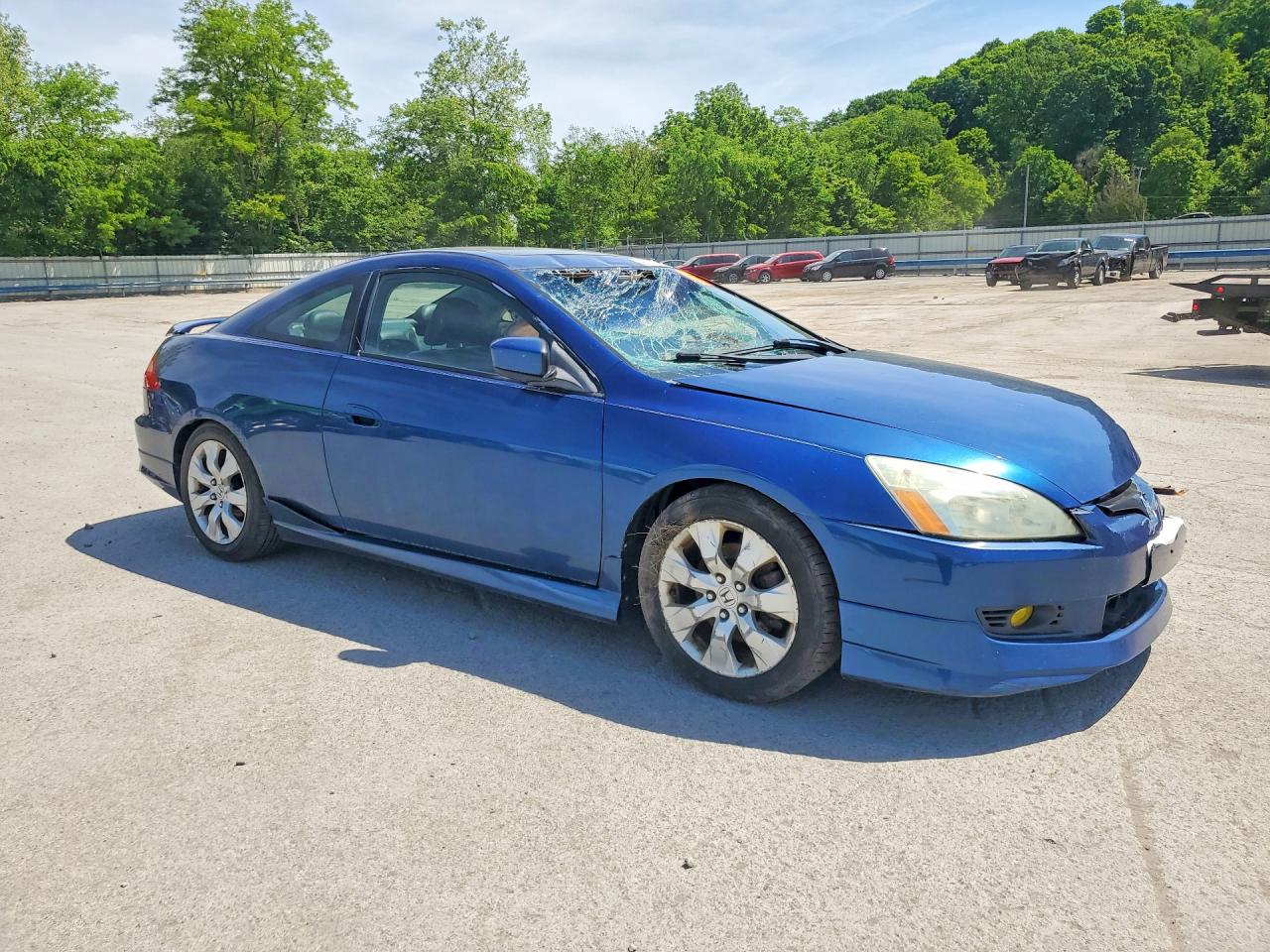 2004 Honda Accord Ex Синий vin: 1HGCM81704A011402