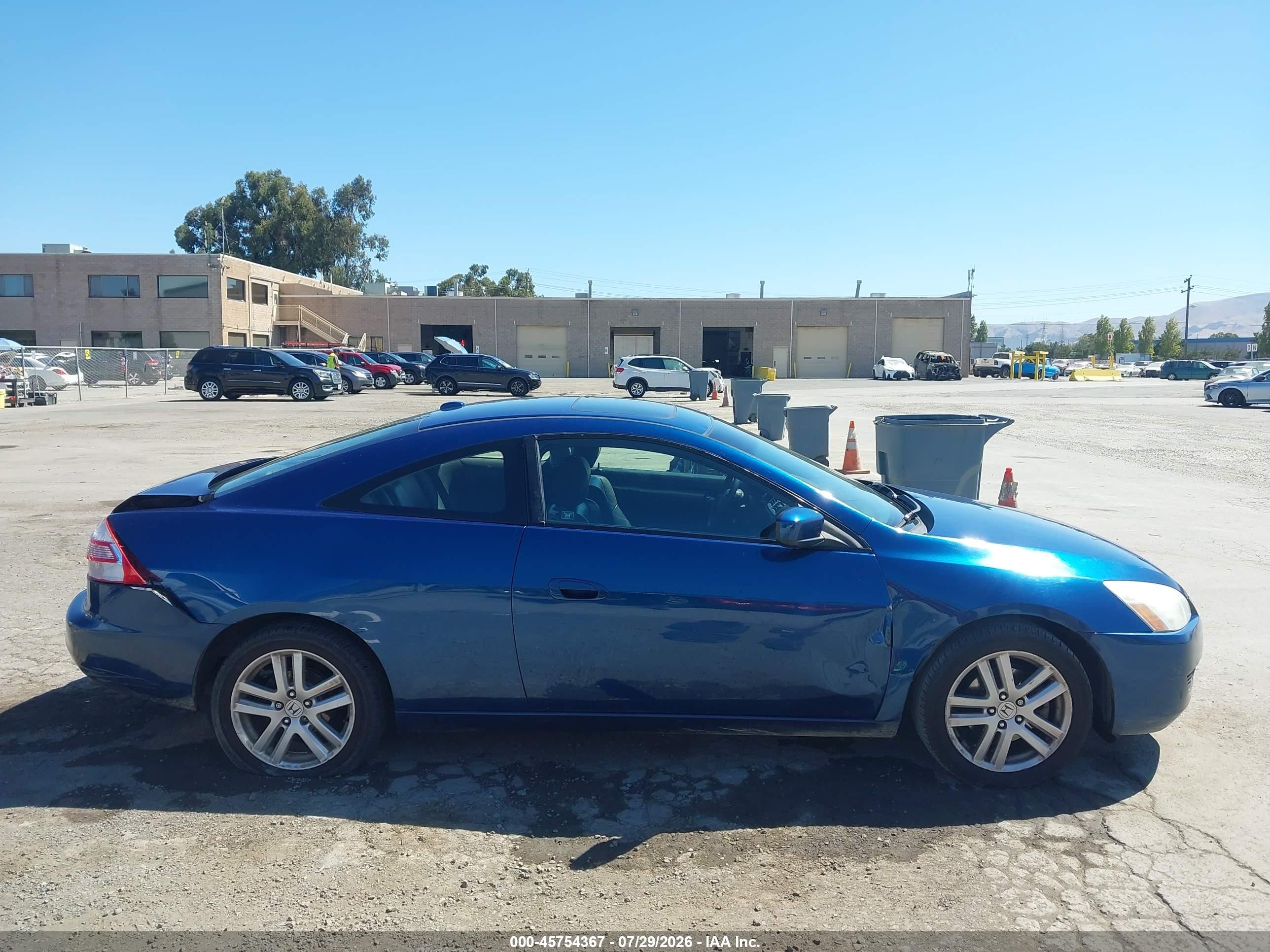 2004 Honda Accord 3.0 Ex Blue vin: 1HGCM81754A007555