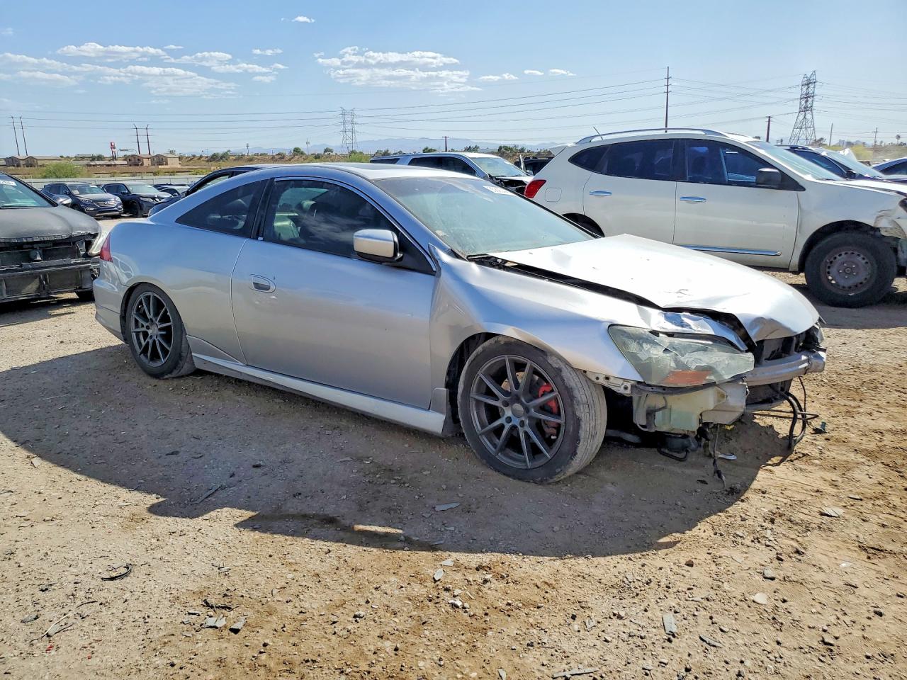 2004 Honda Accord Ex Gray vin: 1HGCM81754A015378