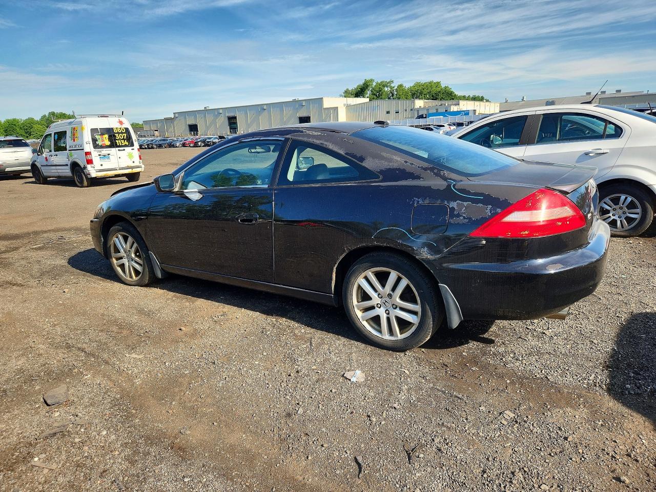 2004 Honda Accord Ex Black vin: 1HGCM81784A012507