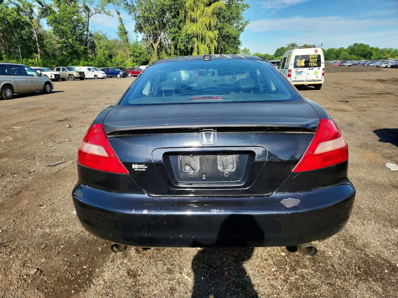 2004 Honda Accord Ex Black vin: 1HGCM81784A012507